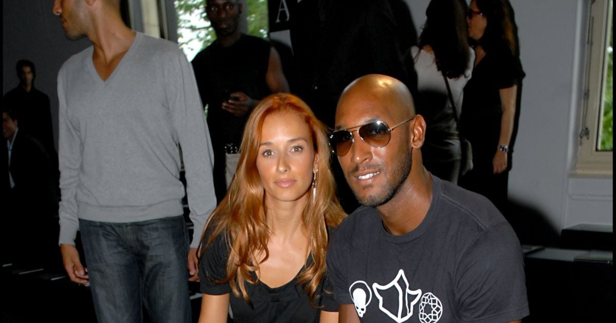 Nicolas Anelka et sa femme Barbara en juin 2007 lors d'un ...