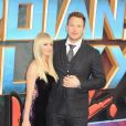 Anna Faris et son mari Chris Pratt à la première du film ‘Les Gardiens de la Galaxie Vol. 2' à Londres, le 24 avril 2017