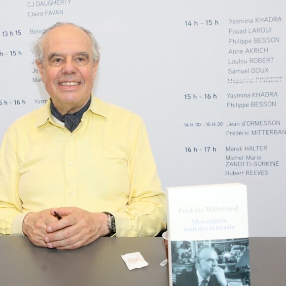 Frédéric Mitterrand lors de la 37ème édition du Salon du livre au parc des expositions, à la porte de Versailles, à Paris, France, le 26 mars 2017. © CVS/Bestimage