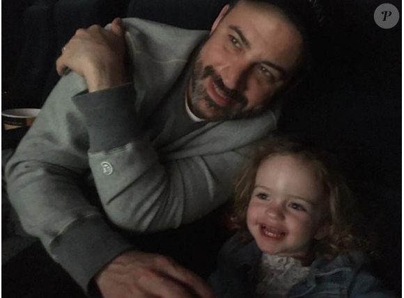 Jimmy Kimmel et sa fille Jane - Photo publiée sur Instagram au mois d'avril 2017