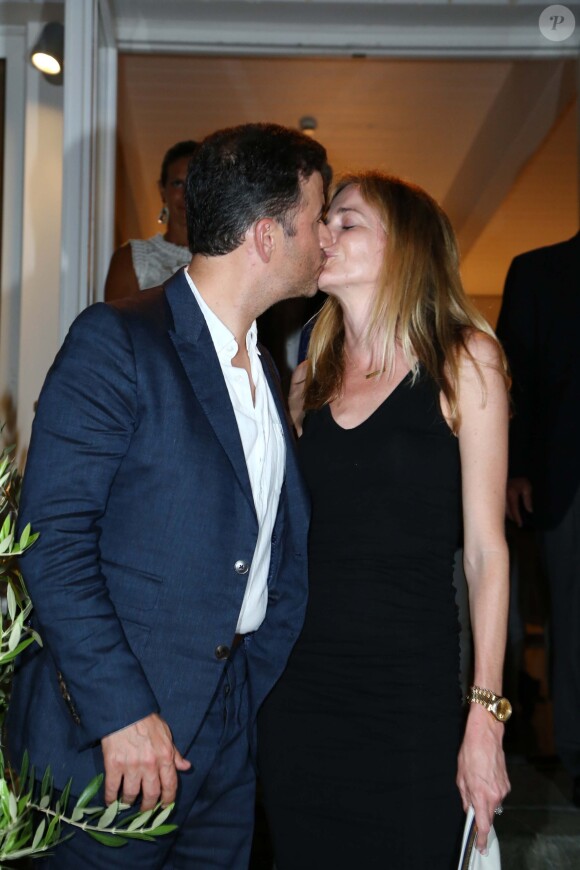 Jimmy Kimmel et Molly Mcnearney à la Soirée du Festival Global Film & Music à Ischia en Italie le 12 juillet 2015.