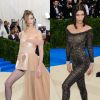 Gigi et Bella Hadid - Met Gala 2017, exposition "Rei Kawakubo/Comme des Garçons: Art Of The In-Between" au Metropolitan Museum of Art. New York, le 1er mai 2017.