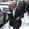 Barack Obama à la sortie du restaurant Upland à New York, le 10 mars 2017.
