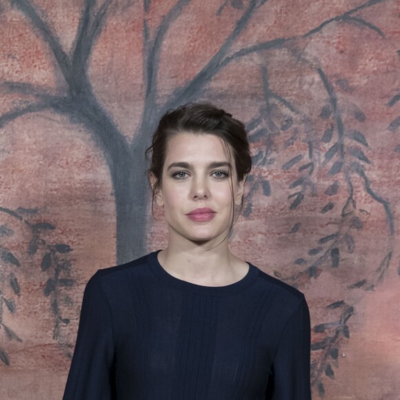 Charlotte Casiraghi - Défilé Chanel, collection croisière 2018 au Grand Palais à Paris. Le 3 mai 2017.  © Olivier Borde/ Bestimage