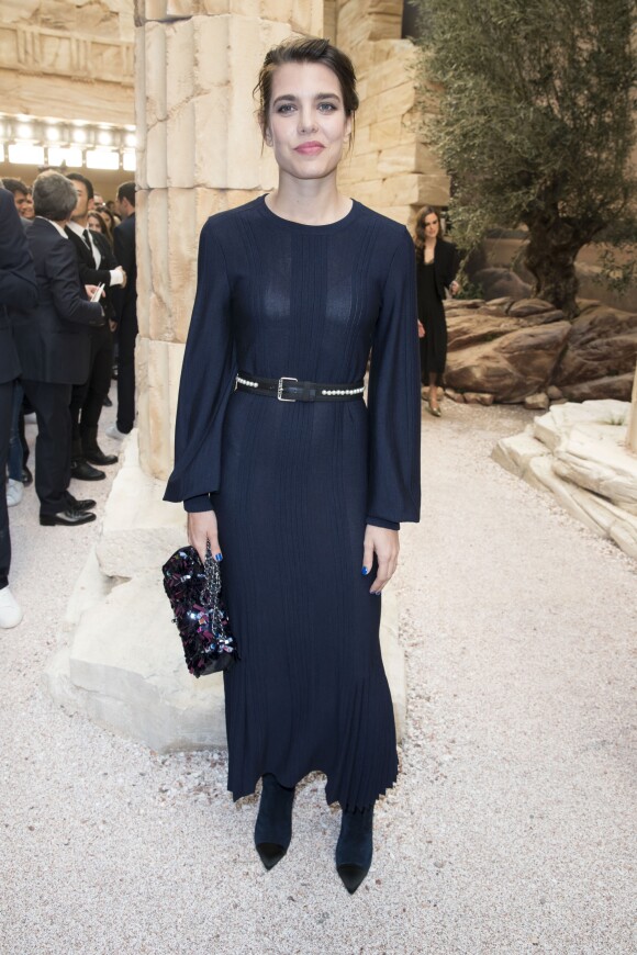 Charlotte Casiraghi - Défilé Chanel, collection croisière 2018 au Grand Palais à Paris. Le 3 mai 2017. © Olivier Borde/ Bestimage