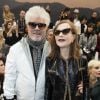 Pedro Almodovar et Isabelle Huppert - Défilé Chanel, collection croisière 2018 au Grand Palais à Paris. Le 3 mai 2017.  © Olivier Borde/ Bestimage