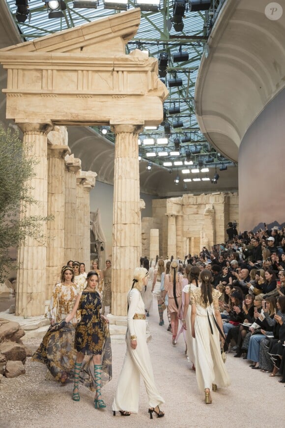 Défilé Chanel, collection croisière 2018 au Grand Palais à Paris. Le 3 mai 2017.  © Olivier Borde/ Bestimage