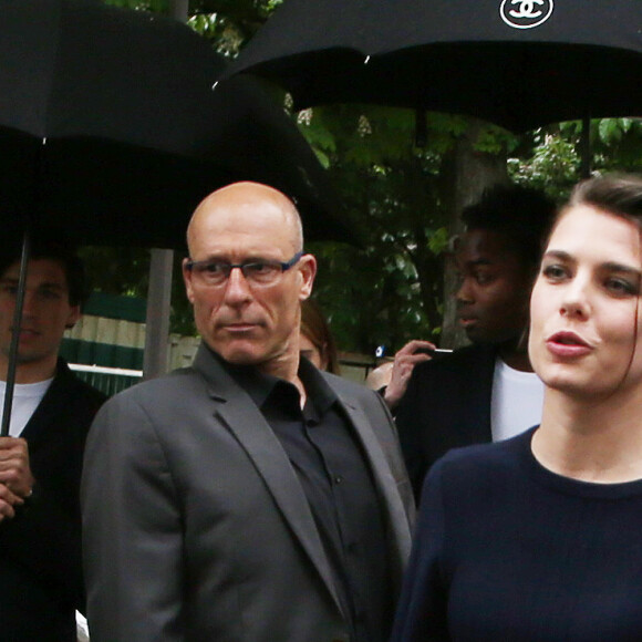 Charlotte Casiraghi - Défilé Chanel, collection croisière 2018 au Grand Palais à Paris. Le 3 mai 2017. © Denis Guignebourg/Bestimage