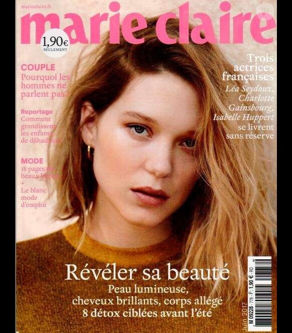 Couverture de Marie Claire, numéro de juin 2017.