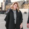 Léa Seydoux au défilé de mode "Louis Vuitton", collection prêt-à-porter Automne-Hiver 2017-2018 au Louvres à Paris, le 7 Mars 2017.