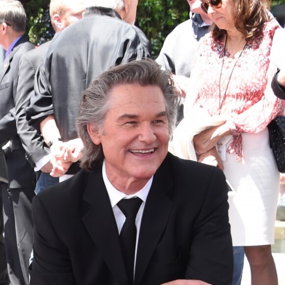 Goldie Hawn et son compagnon Kurt Russell reçoivent leurs étoiles sur le Walk of Fame au 6201 Hollywood blvd à Hollywood, le 4 mai 2017