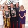 Kate Hudson avec sa mère Goldie Hawn et son compagnon Kurt Russell accompagnés de leurs amis Quentin Tarantino et Reese Witherspoon - Goldie Hawn et son compagnon Kurt Russell reçoivent leurs étoiles sur le Walk of Fame au 6201 Hollywood blvd à Hollywood, le 4 mai 2017