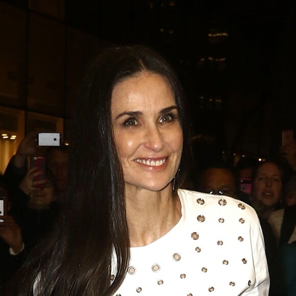 Demi Moore à la soirée anniversaire des 150 ans du Harper's Bazaar à New York, le 20 avril 2017.