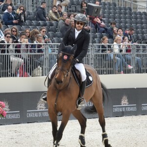 Guillaume Canet participe au 1er Jumping International du château de Versailles, France, le vendredi 5 mai 2017. © Giancarlo Gorassini/Bestimage