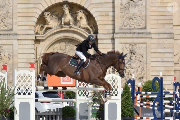 Guillaume Canet participe au 1er Jumping International du château de Versailles, France, le vendredi 5 mai 2017. © Giancarlo Gorassini/Bestimage