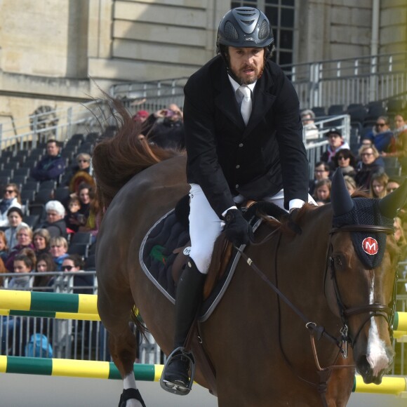 Guillaume Canet au 1er Jumping International du château de Versailles, France, le vendredi 5 mai 2017. © Giancarlo Gorassini/Bestimage