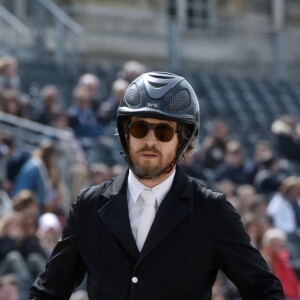 Guillaume Canet participe au 1er Jumping International du château de Versailles, France, le vendredi 5 mai 2017. © Giancarlo Gorassini/Bestimage