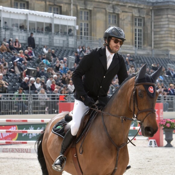 Guillaume Canet participe au 1er Jumping International du château de Versailles, France, le vendredi 5 mai 2017. © Giancarlo Gorassini/Bestimage