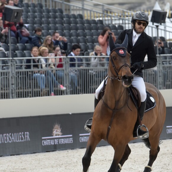 Guillaume Canet participe au 1er Jumping International du château de Versailles, France, le vendredi 5 mai 2017. © Giancarlo Gorassini/Bestimage