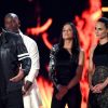 Vin Diesel, Tyrese Gibson, Michelle Rodriguez et Jordana Brewster recevant le MTV Generation Award pour la franchise Fast and Furious à Los Angeles le 7 mai 2017
