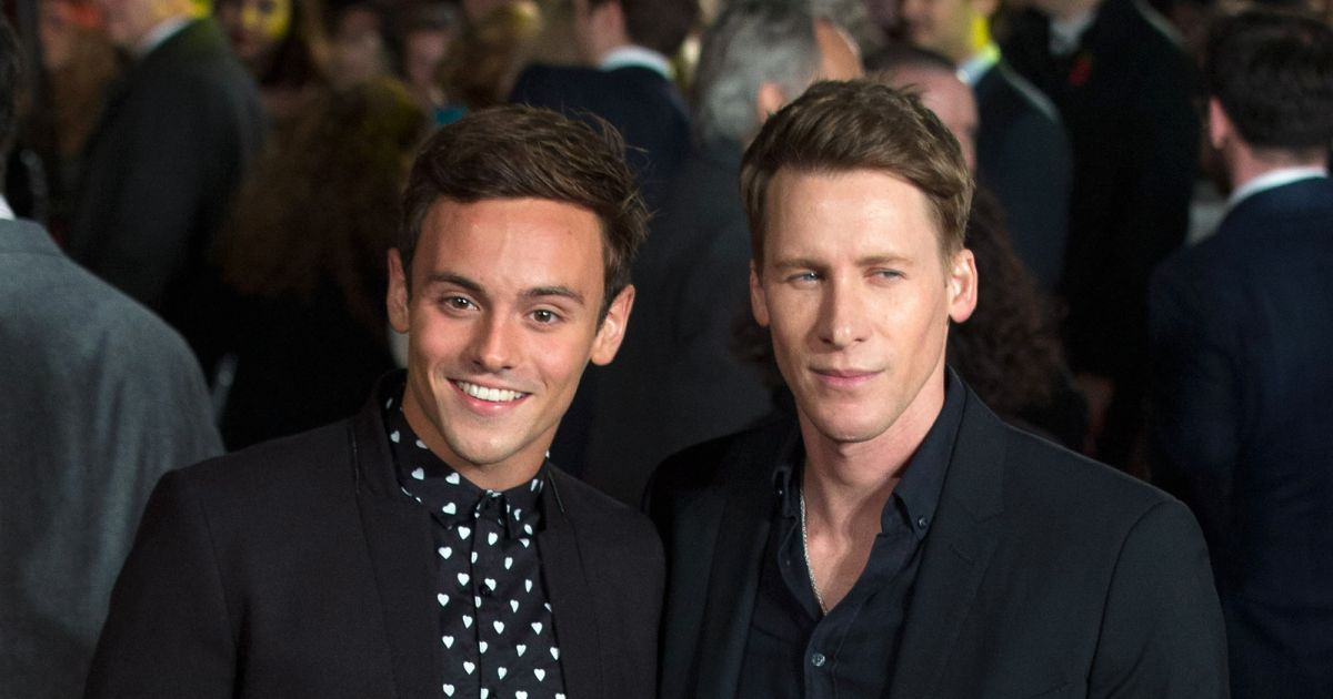 Tom Daley et son compagnon Dustin Lance Black - Avant ...