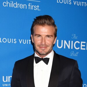 David Beckham à la 6ème soirée de gala biannuel UNICEF Ball 2016, en partenariat avec Louis Vuitton, à l'hôtel Beverly Wilshire Four Seasons à Beverly Hills, le 12 janvier 2016.