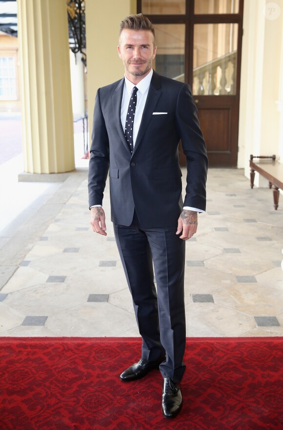 David Beckham à la soirée du Queen's Young Leaders Programme à Londres le 22 juin 2015.