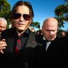 Johnny Depp pictured on arrival to Southport Magistrates Court with his wife and the defendant Amber Heard in Southport, Australia, April 18, 2016. Johnny Depp's wife Amber Heard pleaded guilty on Monday to falsifying quarantine documents to bring two dogs into Australia in a case dubbed the "war on terrier". Two charges of illegally importing terriers Pistol and Boo last May were dropped in the Gold Coast court, but Heard admitted a third charge of providing a false document. Photo by Matrix/ABACAPRESS.COM18/04/2016 - Gold Coast