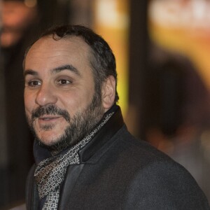 François-Xavier Demaison - Arrivées au dîner de la 42e cérémonie des César au Fouquet's à Paris. Le 24 février 2017 © Pierre Perusseau / Bestimage