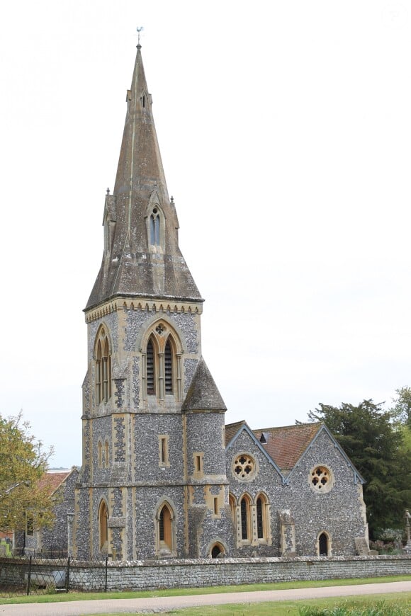 L'église St-Mark où vont se marier Pippa Middleton et James Matthews le 20 mai 2017. Les visiteurs ont déjà laissé plusieurs mots de félicitations dans le registre de l'église. Berskire, le 8 mai 2017.