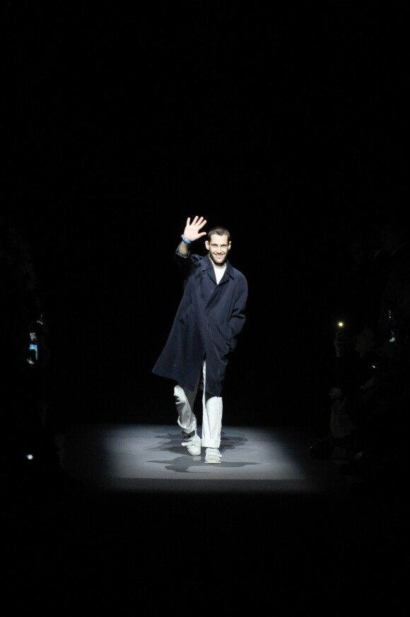 Défilé de mode "Jacquemus", collection prêt-à-porter automne-hiver 2016-2017 à Paris, le 2 mars 2016.