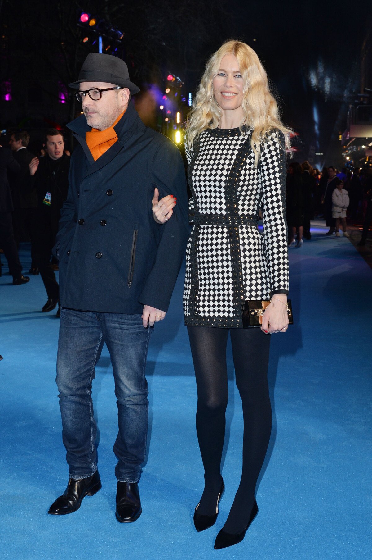 Photo : Claudia Schiffer et son mari Matthew Vaughn à Londres. Le 17 mars  2016. - Purepeople