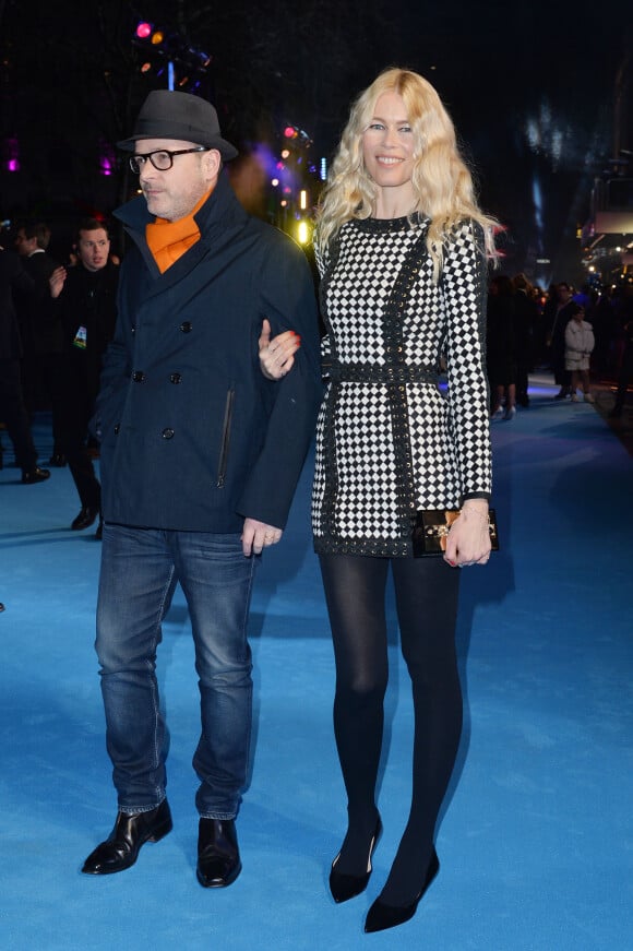Claudia Schiffer et son mari Matthew Vaughn à Londres. Le 17 mars 2016.