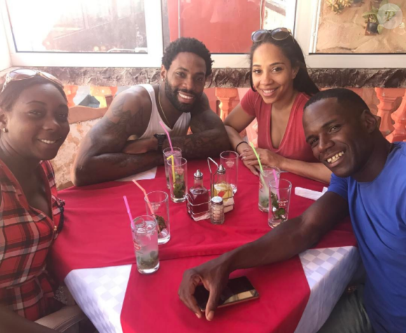 Antonio Cromartie et sa femme Terricka attendent en 2017 leur sixième enfant, le quatorzième du footballeur de la NFL. Photo Instagram 2017 lors d'un séjour à Cuba.