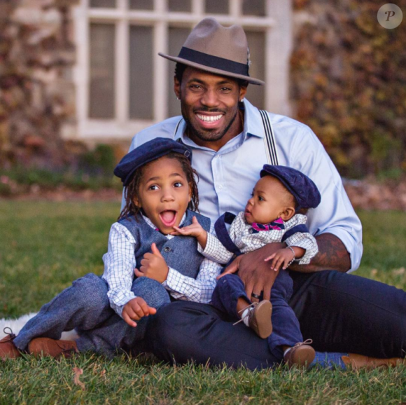 Antonio Cromartie et sa femme Terricka attendent en 2017 leur sixième enfant, le quatorzième du footballeur de la NFL. Photo Instagram du papa et ses deux garçons, fin 2016.