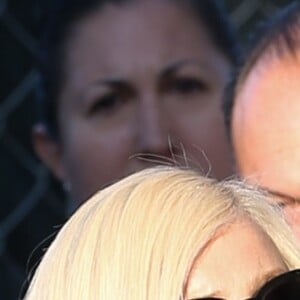Penélope Cruz dans la peau de Donatella Versace sur le tournage du film 'Versace: American Crime Story' à Miami, le 15 mai 2017 © CPA/Bestimage