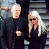 Santo et Donatella Versace à Milan. Juillet 1997.