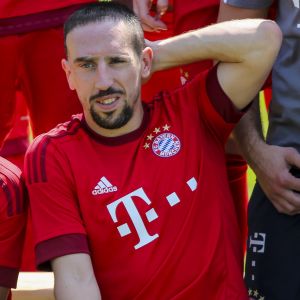 Franck Ribéry - Présentation officielle de l'équipe du Bayern de Munich à Munich le 16 juillet 2015.
