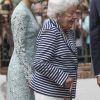 La reine Letizia d'Espagne et sa grand-mère Menchu Alvarez lors de la communion de l'infante Sofia le 17 mai 2017 à Madrid.