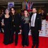 Kelly Osbourne, Ozzy Osbourne, Sharon Osbourne, Jack Osbourne à la cérémonie "Pride of Britain Awards" à Londres. Le 28 septembre 2015