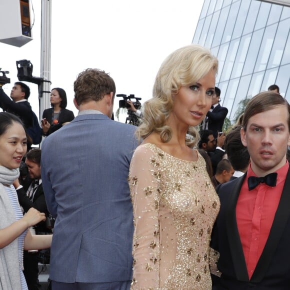 Lady Victoria Harvey et Christophe Guillarmé - Montée des marches du film "Nelyubov" (Loveless) lors du 70ème Festival International du Film de Cannes. Le 18 mai 2017. © Borde-Jacovides-Moreau/Bestimage