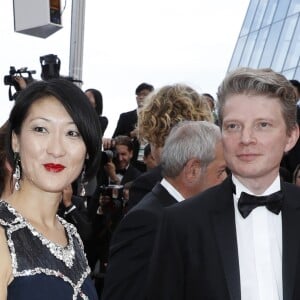 Fleur Pellerin et son mari Laurent Olléon - Montée des marches du film "Nelyubov" (Loveless) lors du 70ème Festival International du Film de Cannes. Le 18 mai 2017. © Borde-Jacovides-Moreau/Bestimage