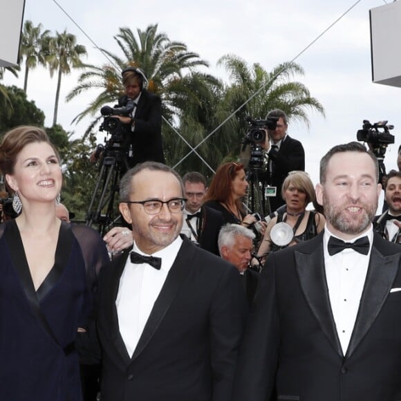 Alexander Rodnyansky, Maryana Spivak, Andrey Zvyagintsev, Alexeï Rozin, Mikhail Krichman - Montée des marches du film "Nelyubov" (Loveless) lors du 70ème Festival International du Film de Cannes. Le 18 mai 2017. © Borde-Jacovides-Moreau/Bestimage