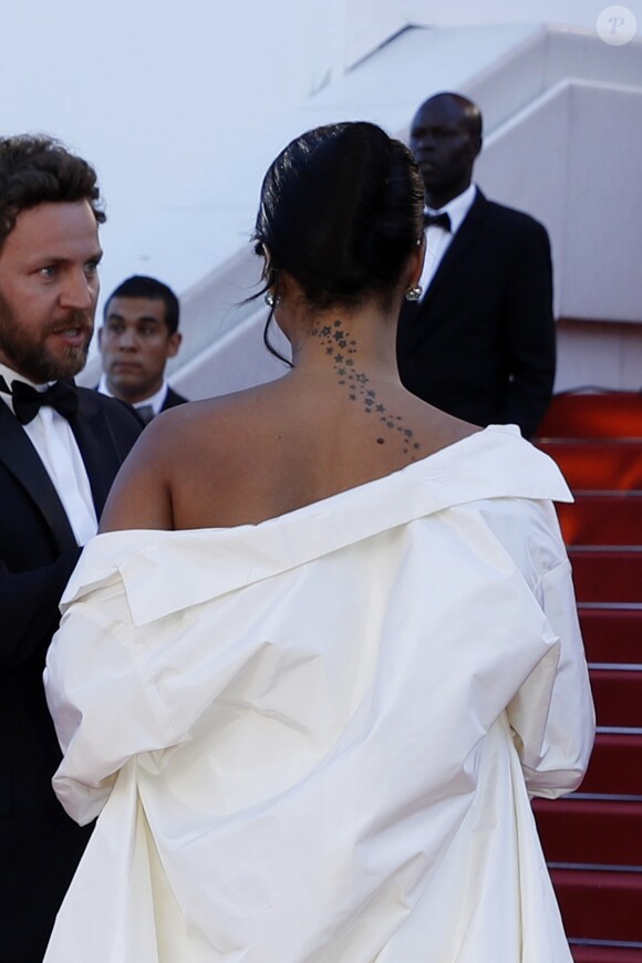 Rihanna (tatouage) - Montée des marches du film "Okja"lors du 70e Festival International du Film de Cannes. Le 19 mai 2017. © Borde-Jacovides-Moreau/Bestimage