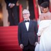 Thierry Frémaux et Rihanna - Montée des marches du film "Okja" lors du 70e Festival International du Film de Cannes. Le 19 mai 2017. © Borde-Jacovides-Moreau / Bestimage
