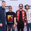 Le groupe Imagine Dragons (Dan Reynolds, Wayne Sermon, Dan Platzman et Ben McKee) à la soirée Billboard awards 2017 au T-Mobile Arena dans le Nevada, le 21 mai 2017