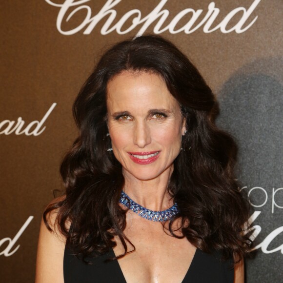 Andie MacDowell - Photocall du Trophée Chopard au Grand Hyatt Cannes Hôtel Martinez lors du 70e Festival International du Film de Cannes, France, le 22 mai 2017.