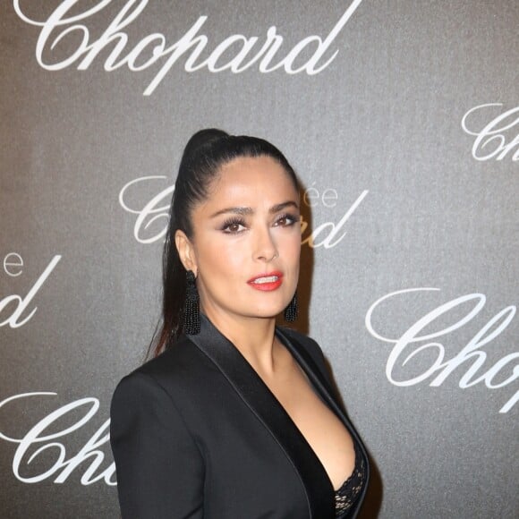 Salma Hayek - Photocall du Trophée Chopard au Grand Hyatt Cannes Hôtel Martinez lors du 70e Festival International du Film de Cannes, France, le 22 mai 2017.