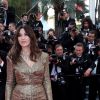 Monica Bellucci (robe Chanel et bijoux Cartier) - Montée des marches du 70ème Anniversaire du Festival de Cannes. Le 23 mai 2017. © Borde-Jacovides-Moreau/Bestimage
