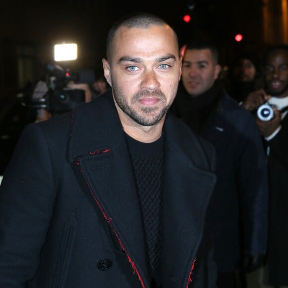 Jesse Williams - Arrivées au défilé de mode "Givenchy", collection Hommes Automne-Hiver 2017/2018 sur le site Richelieu de la Bibliothèque nationale de France à Paris. Le 20 janvier 2017 © CVS - Veeren / Bestimage